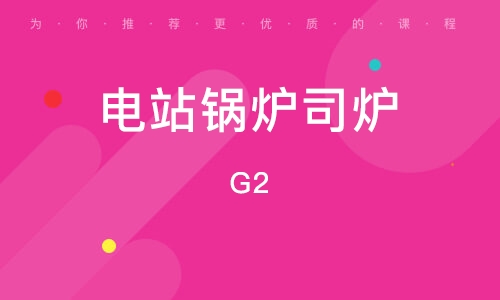 天津电站锅炉司炉（G2）