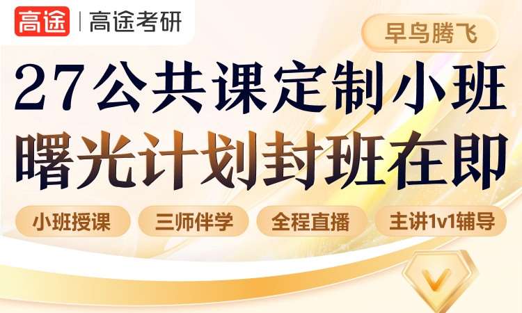 27公共课定制小班曙光计划
