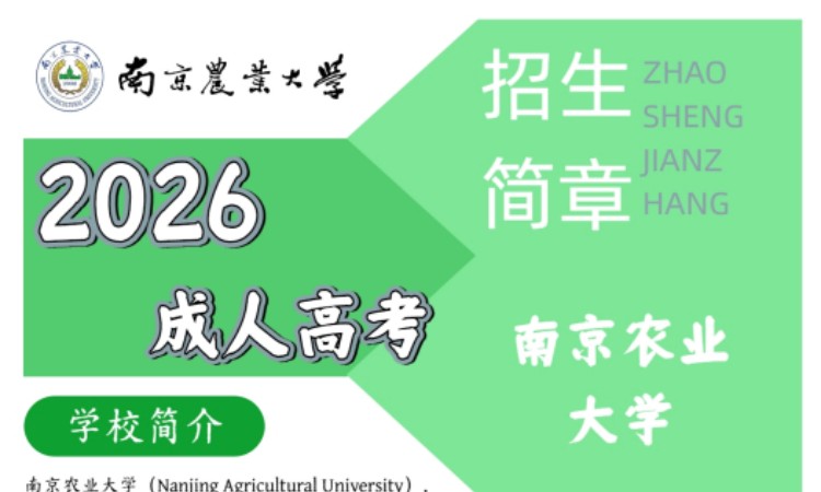 南京成人高考专升本辅导班