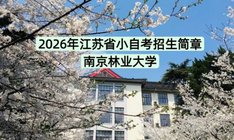 南京林业大学小自考