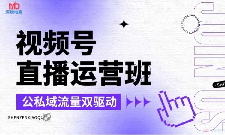 深圳视频号直播运营班