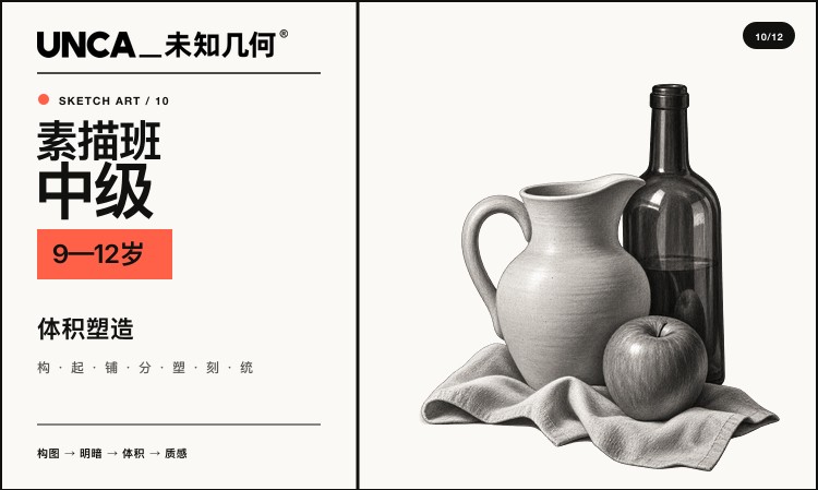 宁波美术-素描中级（有静物基础）