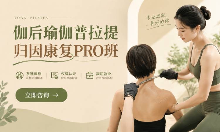 伽后瑜伽普拉提归因康复PRO班