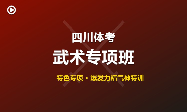 四川体育统考武术专项集训班