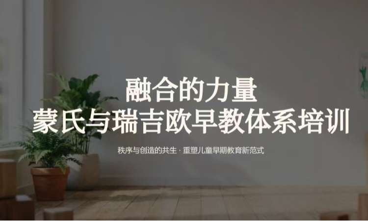 蒙氏早教与瑞吉欧早教