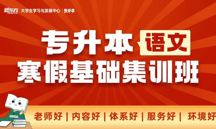 长沙专升本语文寒假基础集训班